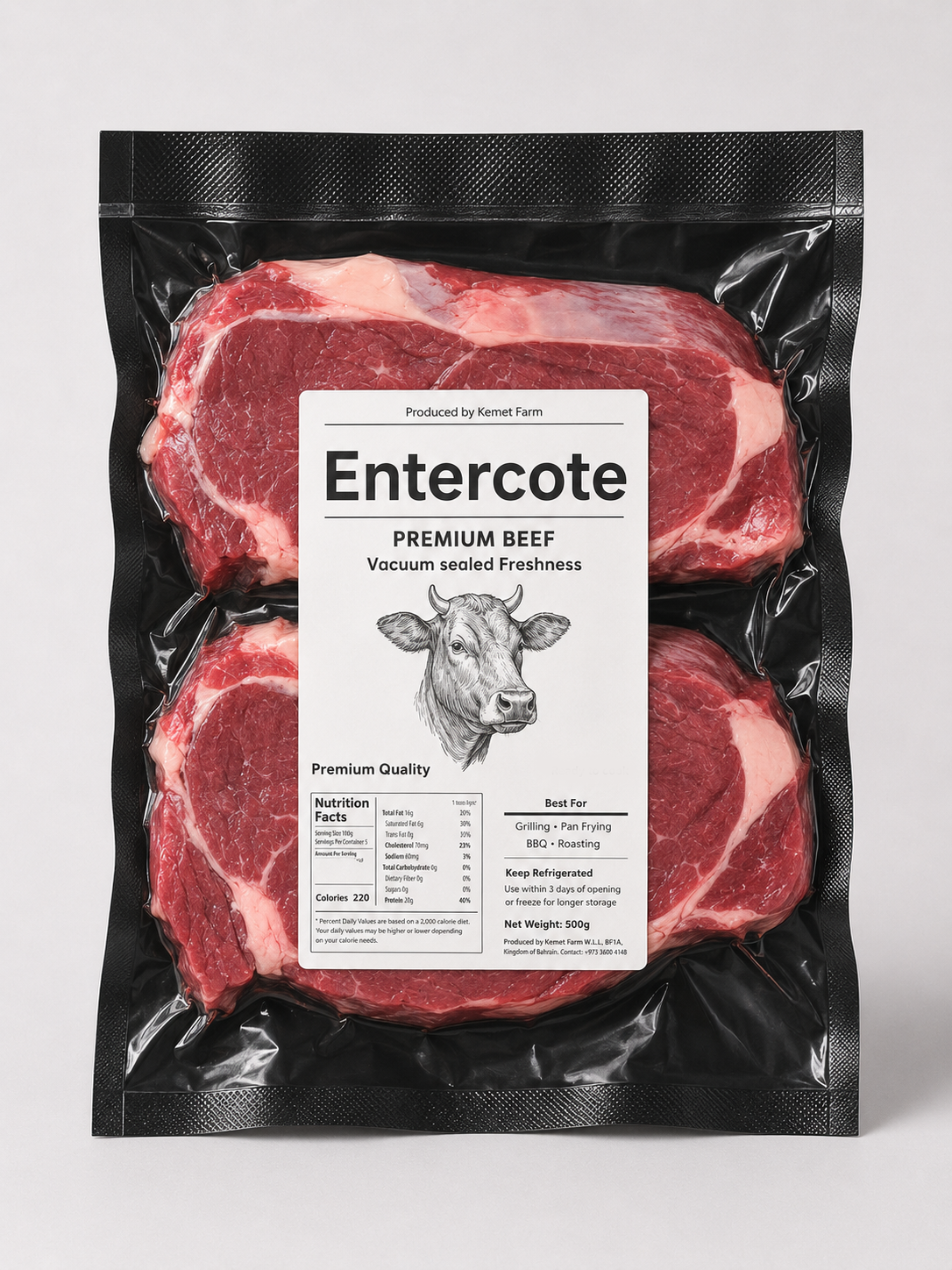 Baladi Beef Entrecote Steak